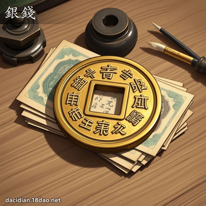 银钱 - 国语大辞典配图