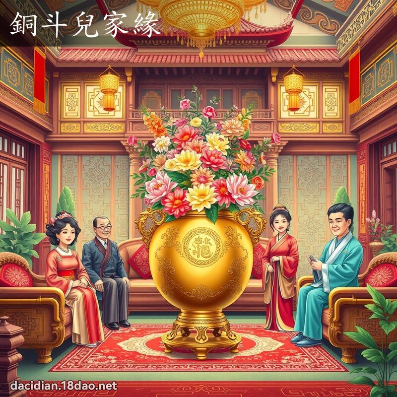 铜斗儿家缘 - 国语大辞典配图