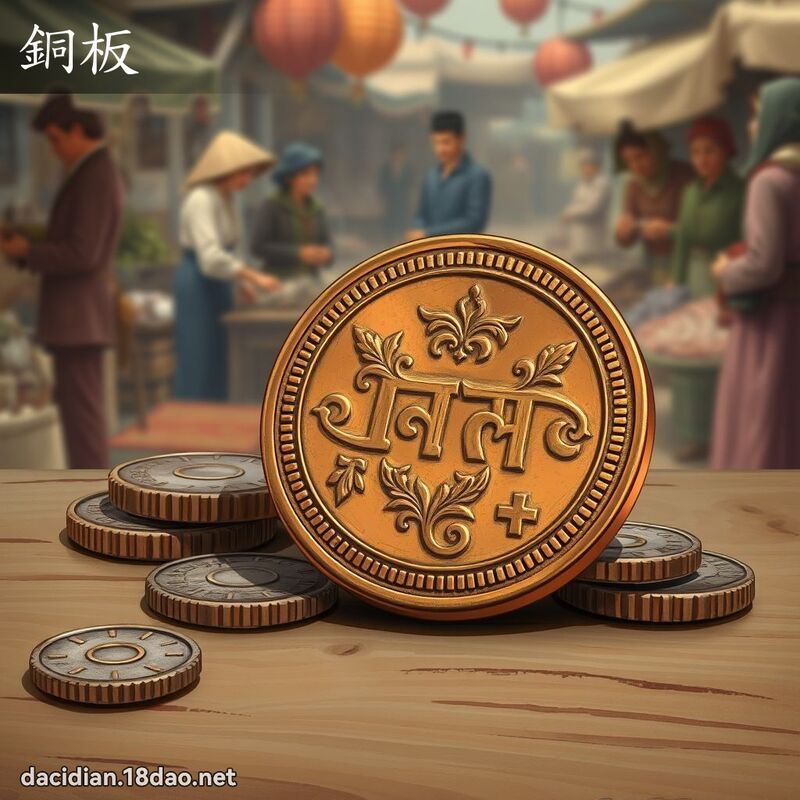 銅板 - 國語大辭典配圖