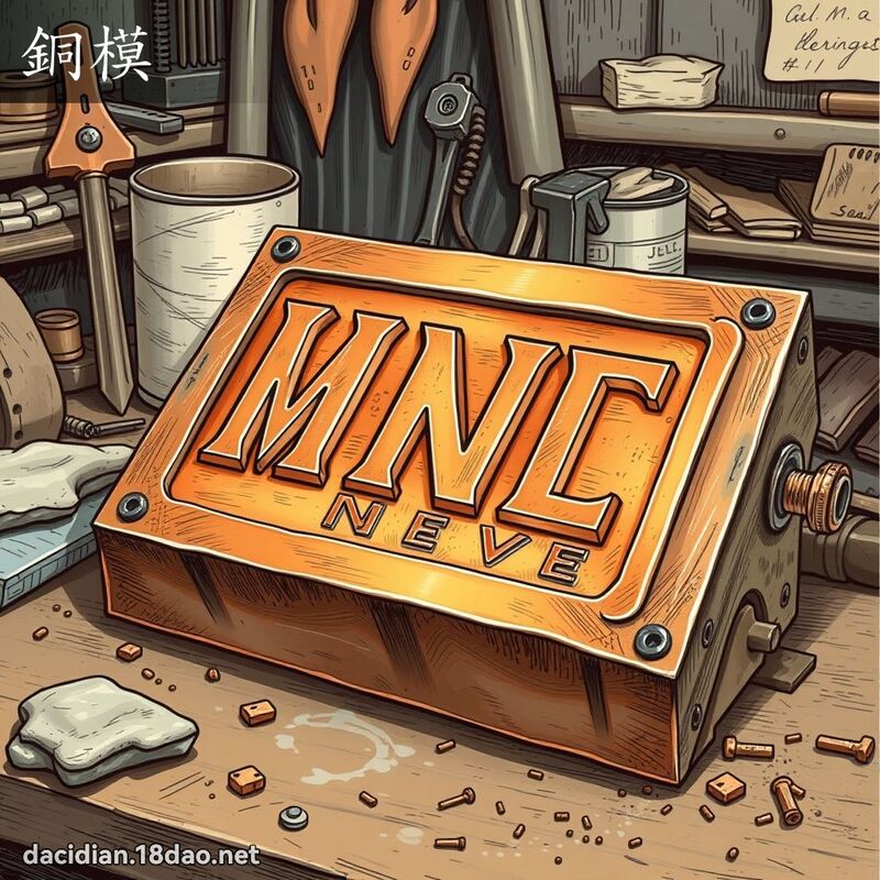 銅模 - 國語大辭典配圖