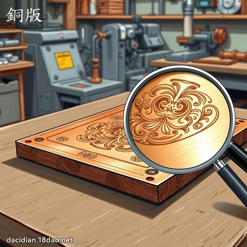 銅版 - 國語大辭典配圖