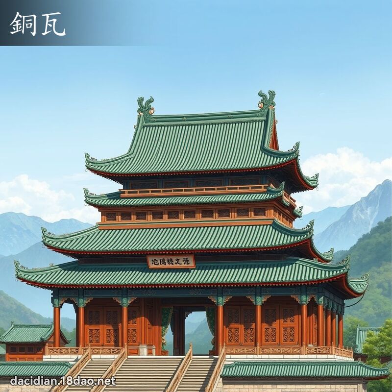 銅瓦 - 國語大辭典配圖