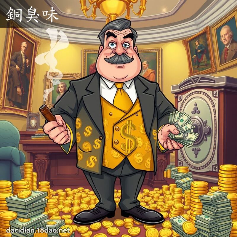 铜臭味 - 国语大辞典配图