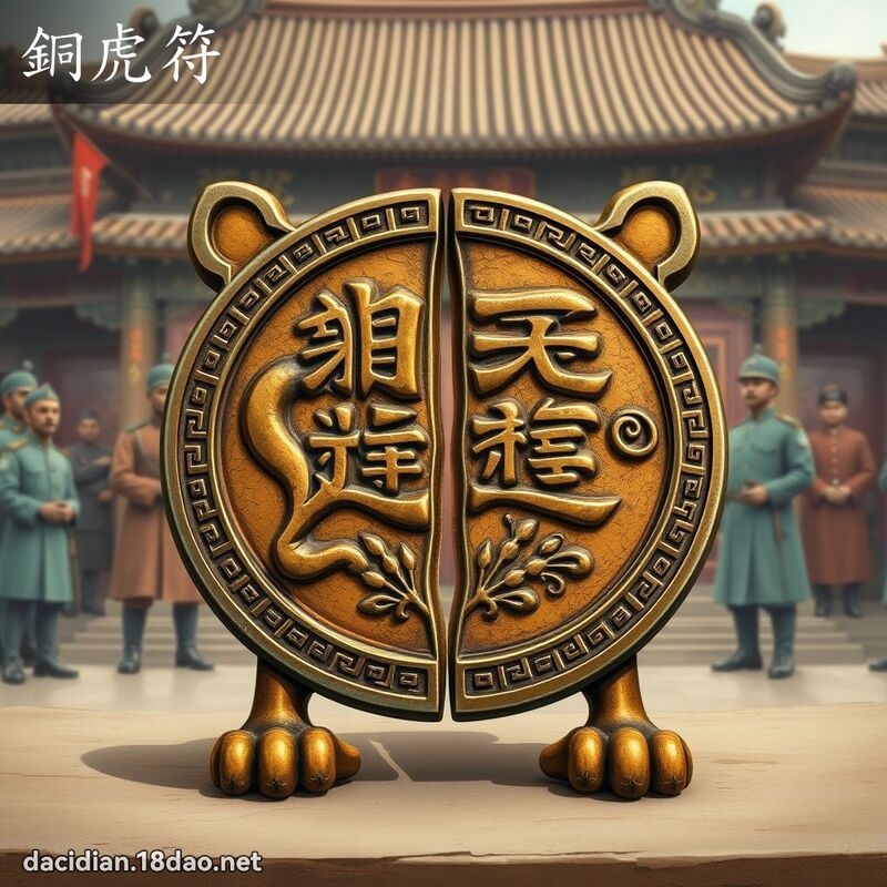 铜虎符 - 国语大辞典配图