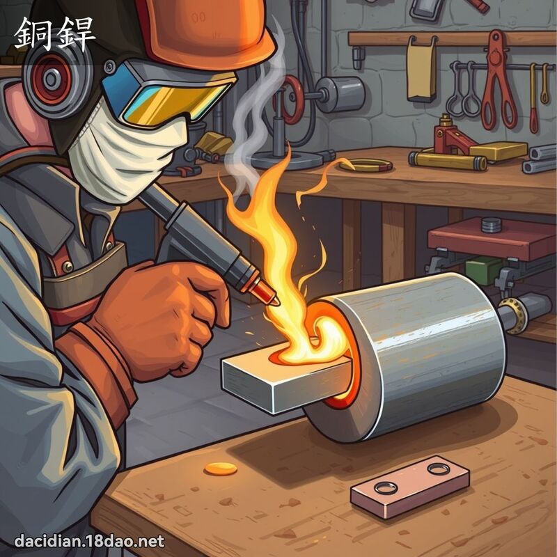 銅銲 - 國語大辭典配圖