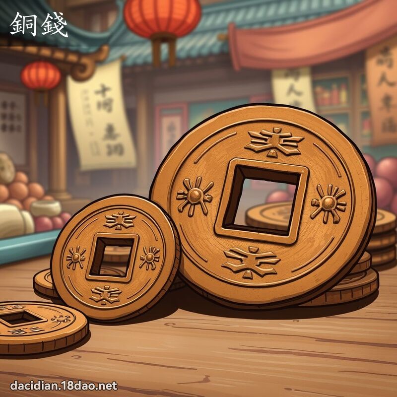 銅錢 - 國語大辭典配圖