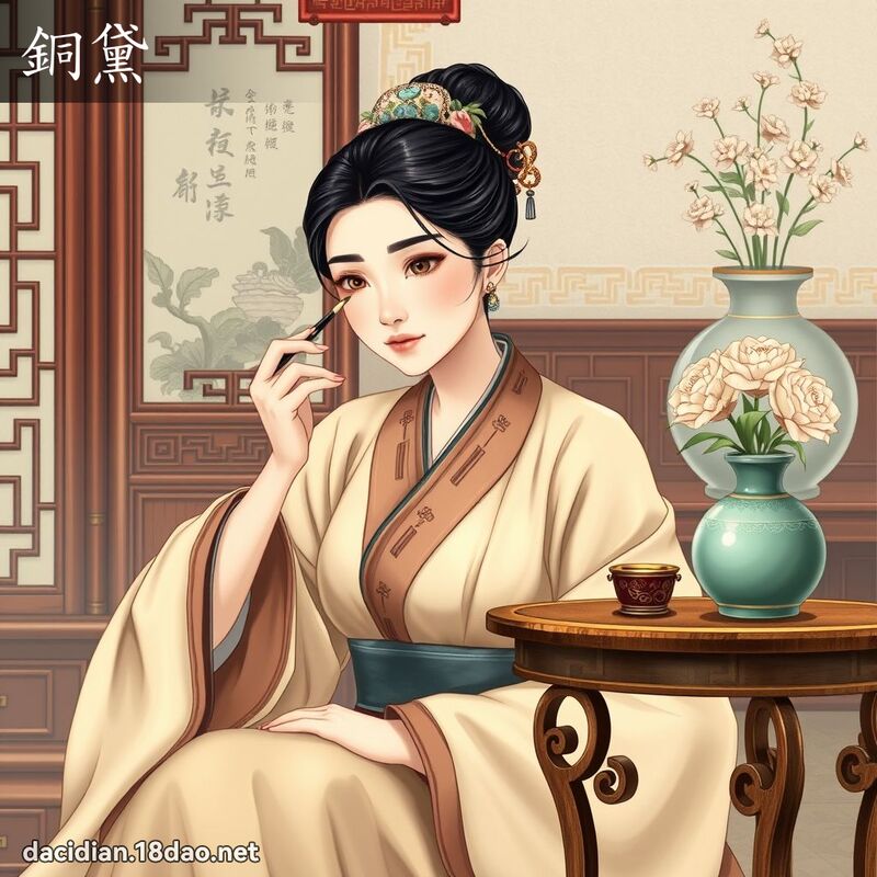 铜黛 - 国语大辞典配图