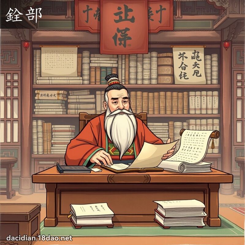銓部 - 國語大辭典配圖