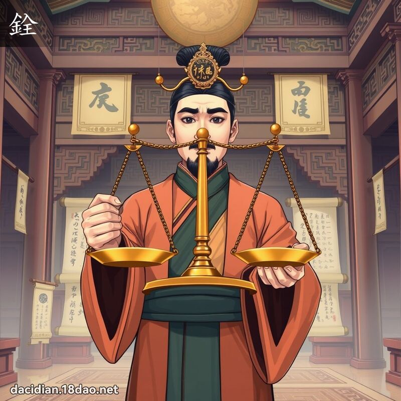 銓 - 國語大辭典配圖