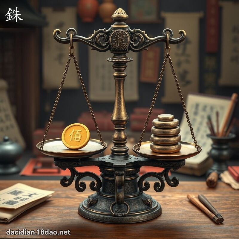 銖 - 國語大辭典配圖
