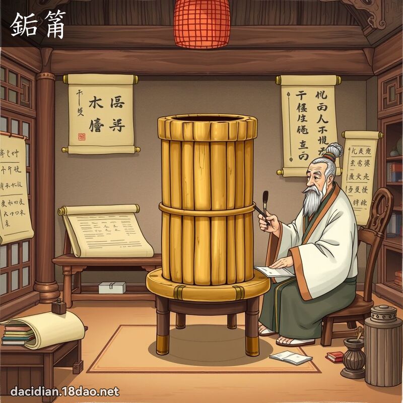 銗筩 - 国语大辞典配图