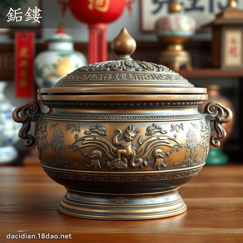 銗鏤 - 国语大辞典配图