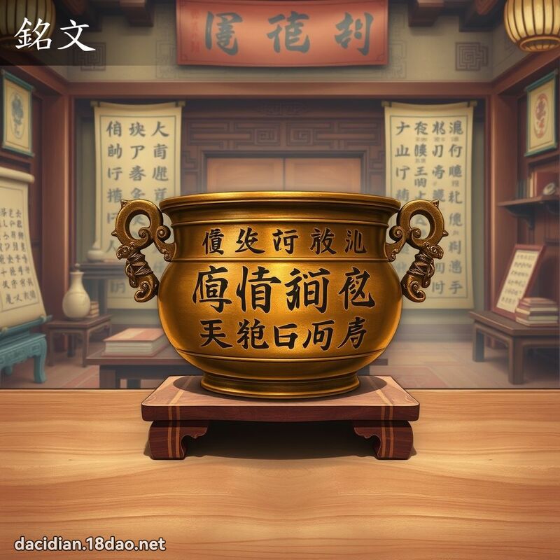 铭文 - 国语大辞典配图
