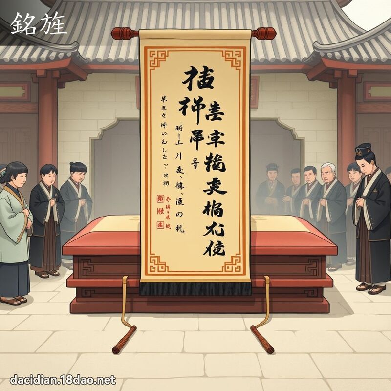 铭旌 - 国语大辞典配图