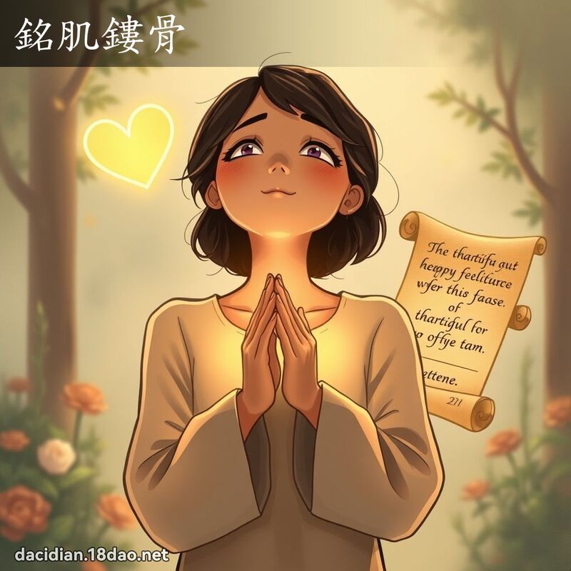銘肌鏤骨 - 國語大辭典配圖