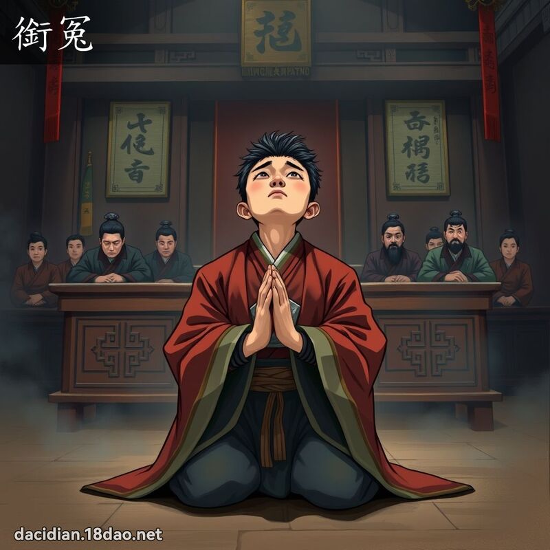 銜冤 - 國語大辭典配圖