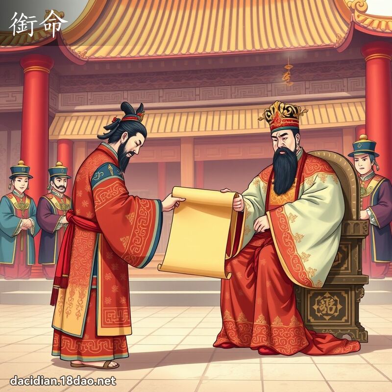 銜命 - 國語大辭典配圖