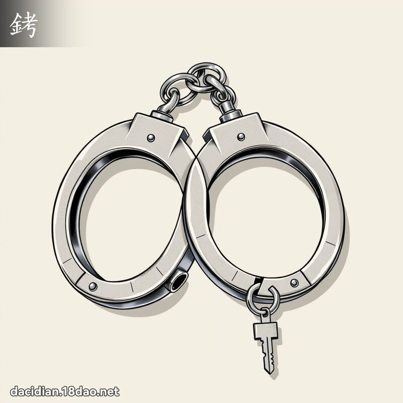 銬 - 国语大辞典配图