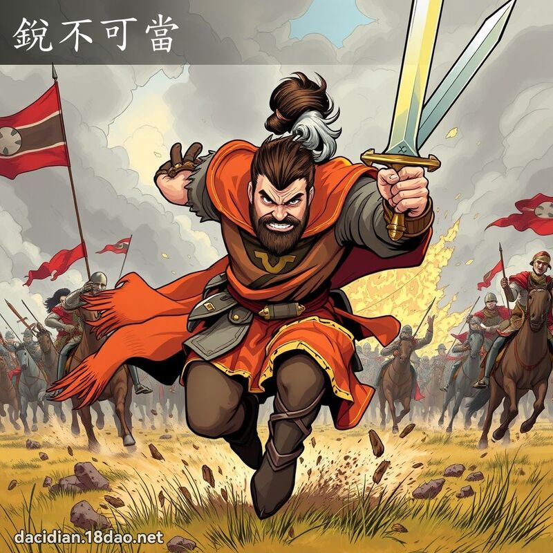 锐不可当 - 国语大辞典配图