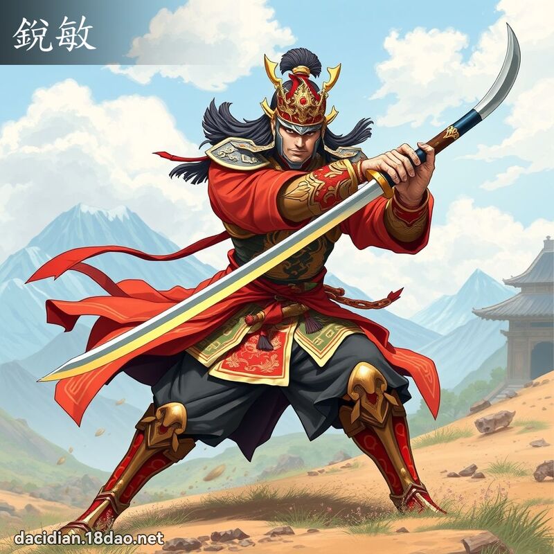 銳敏 - 國語大辭典配圖