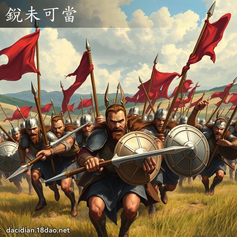 銳未可當 - 國語大辭典配圖