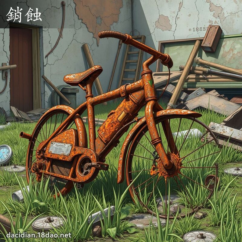 銷蝕 - 國語大辭典配圖