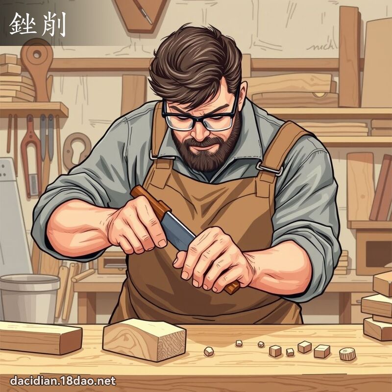 銼削 - 国语大辞典配图