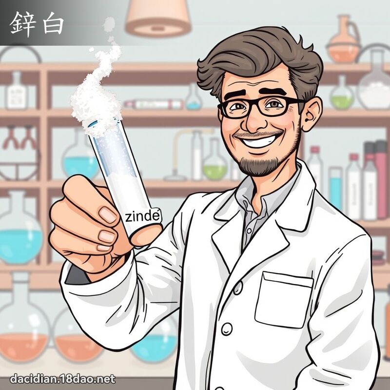 锌白 - 国语大辞典配图