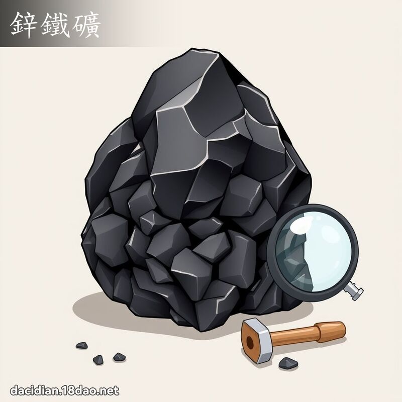 锌铁矿 - 国语大辞典配图
