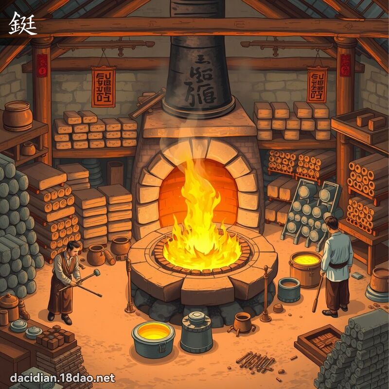汉字: 鋌 (多音字)