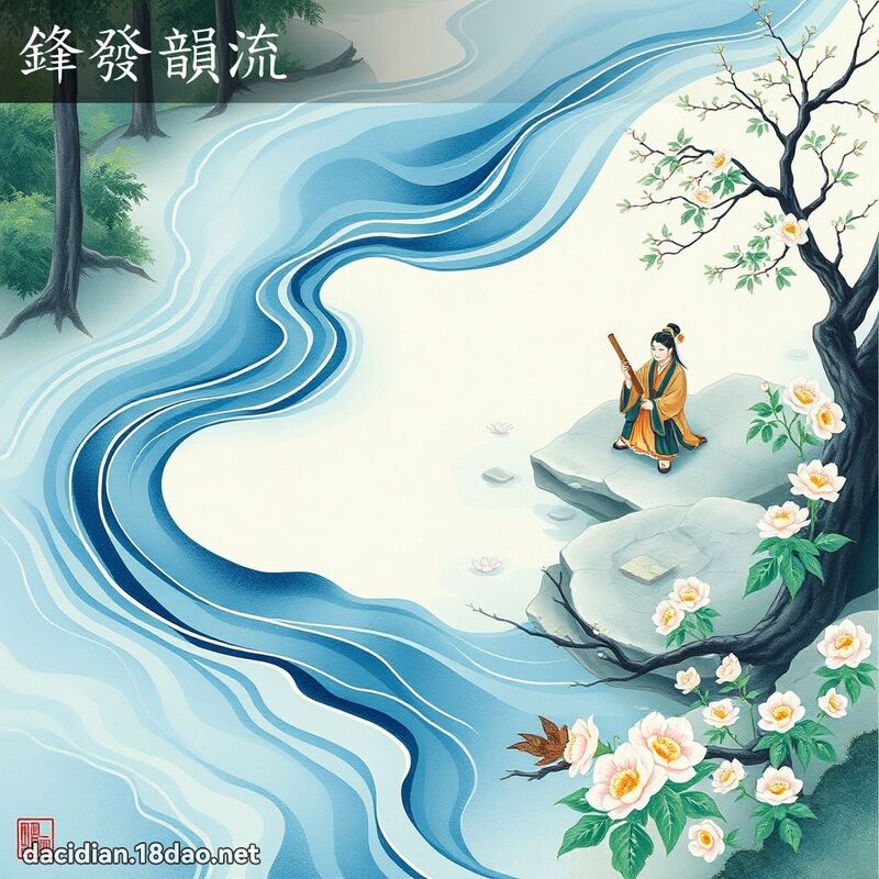 锋发韵流 - 国语大辞典配图