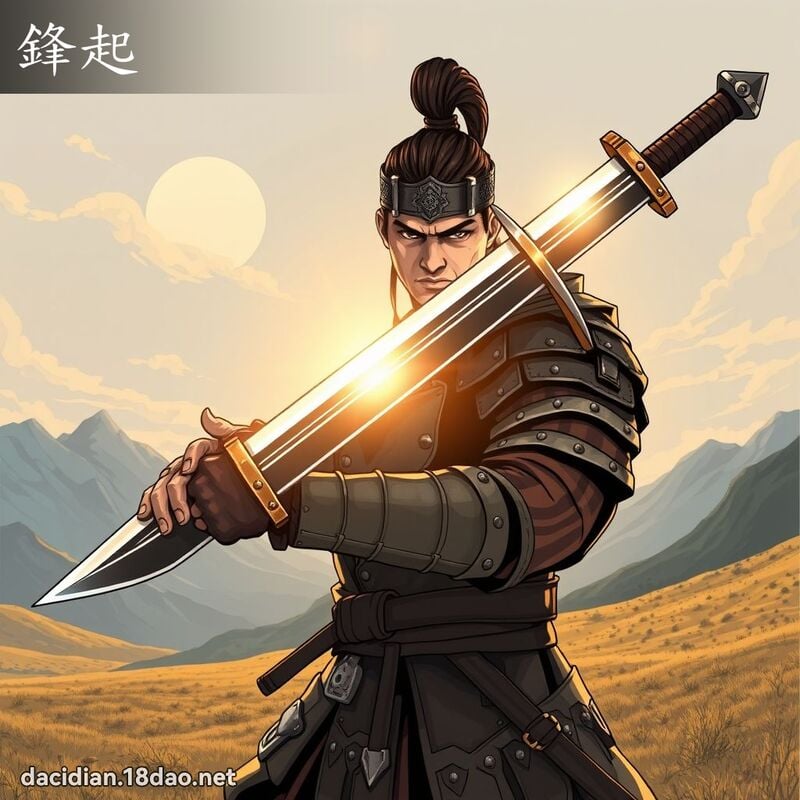 鋒起 - 國語大辭典配圖