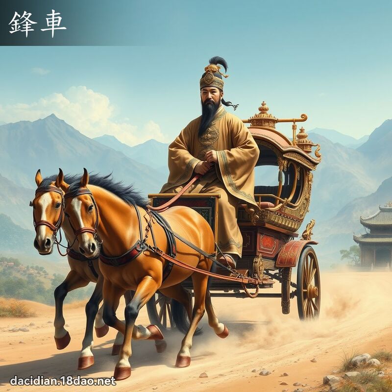 锋车 - 国语大辞典配图