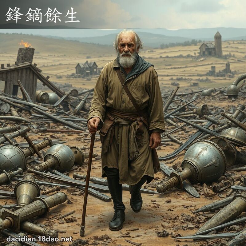 鋒鏑餘生 - 國語大辭典配圖