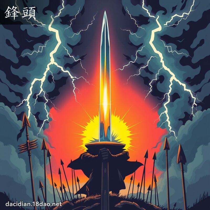 鋒頭 - 國語大辭典配圖