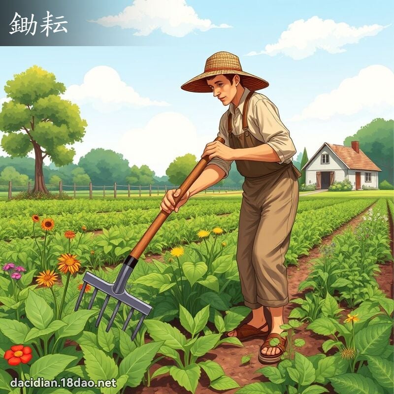 锄耘 - 国语大辞典配图