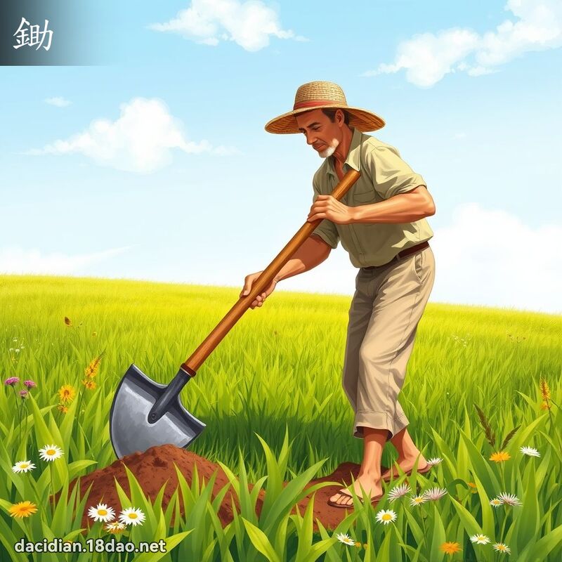 鋤 - 國語大辭典配圖