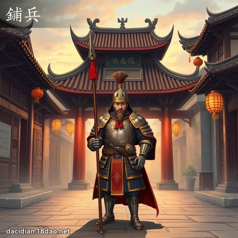 鋪兵 - 國語大辭典配圖