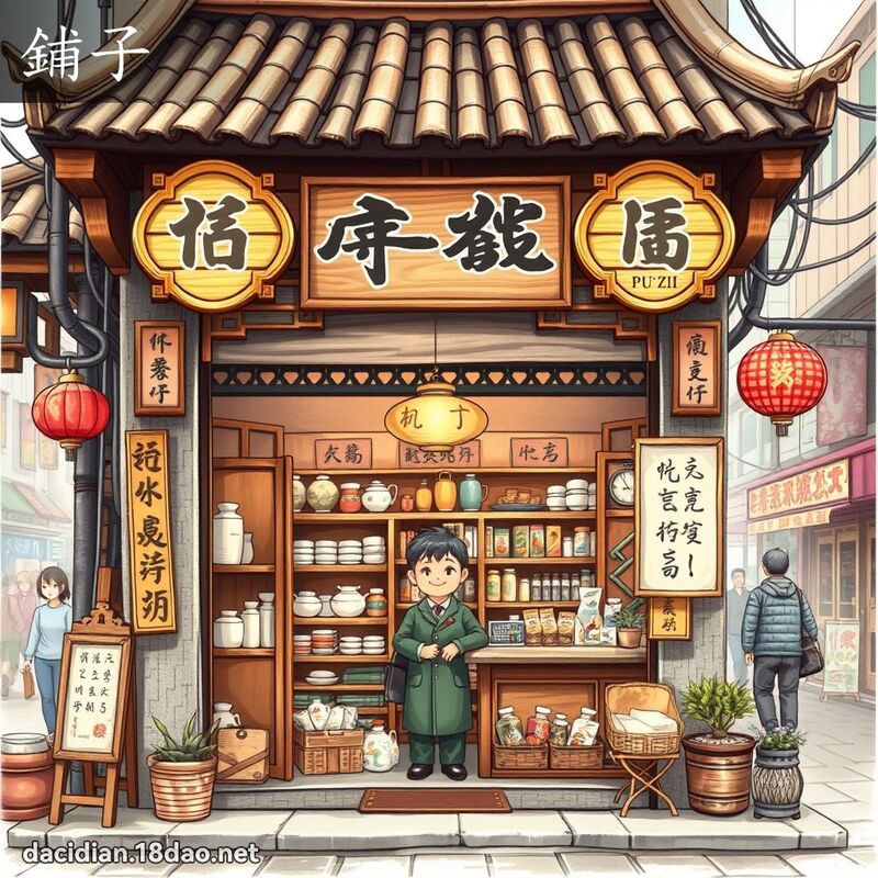 铺子 - 国语大辞典配图
