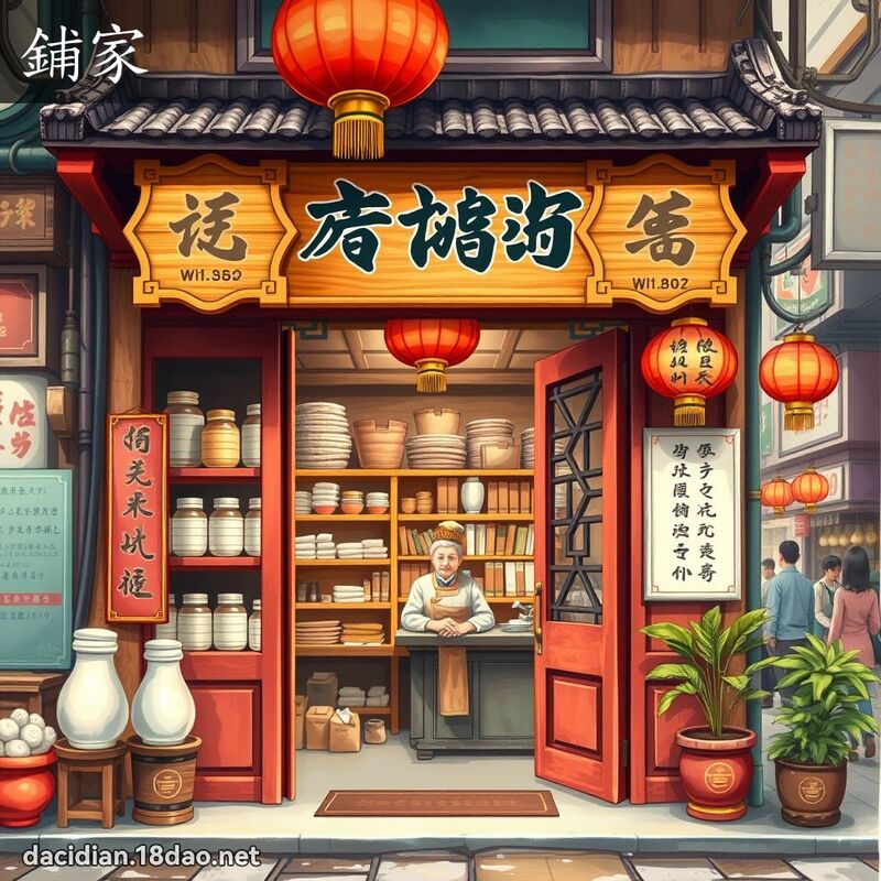 鋪家 - 國語大辭典配圖