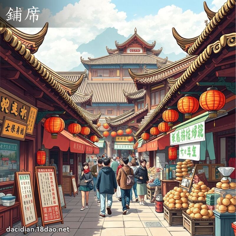 鋪席 - 國語大辭典配圖