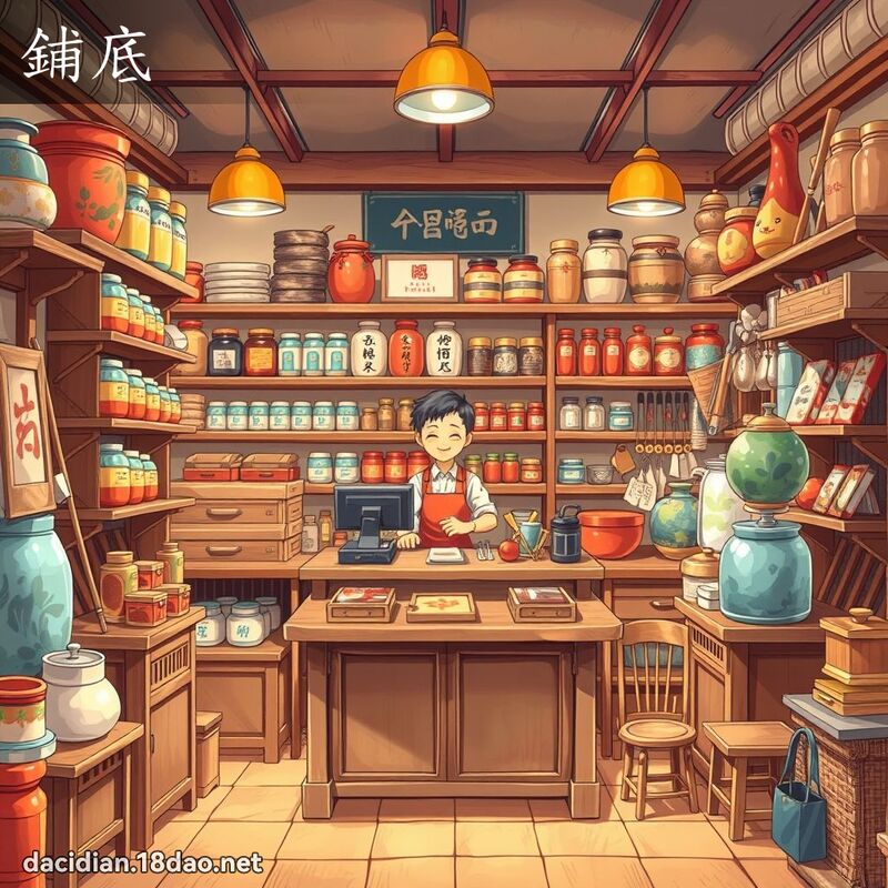 鋪底 - 國語大辭典配圖
