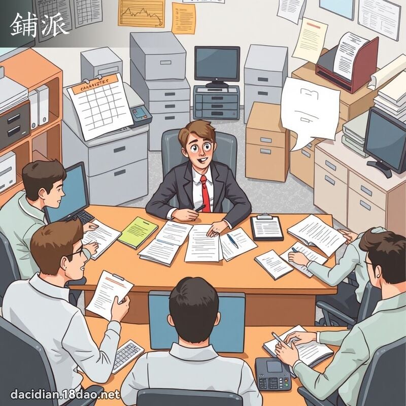 鋪派 - 國語大辭典配圖