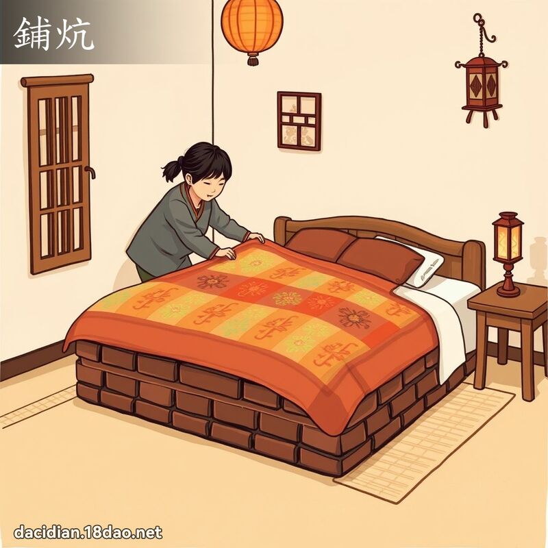 铺炕 - 国语大辞典配图