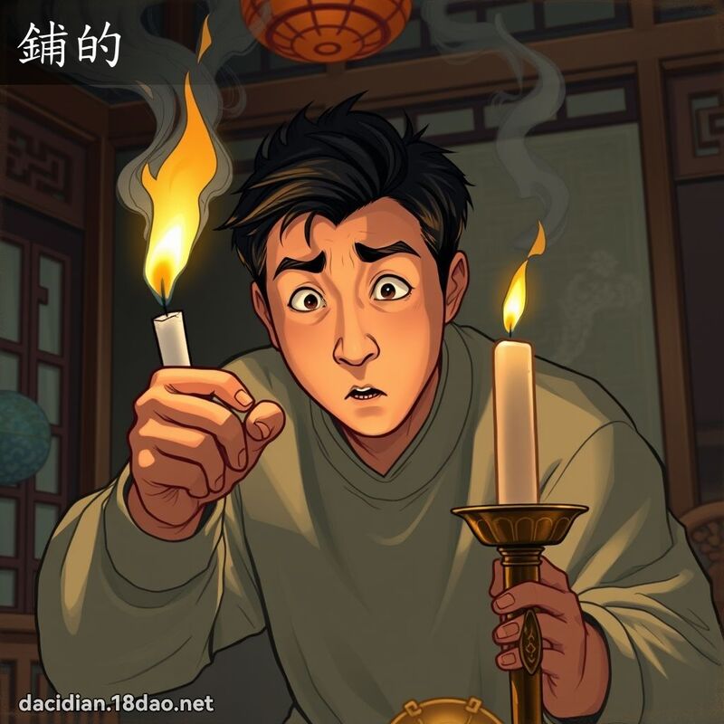鋪的 - 國語大辭典配圖