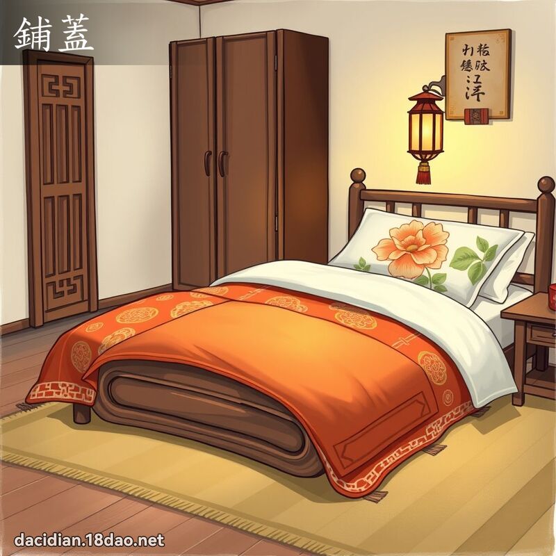 詞語: 鋪蓋 (多意詞)
