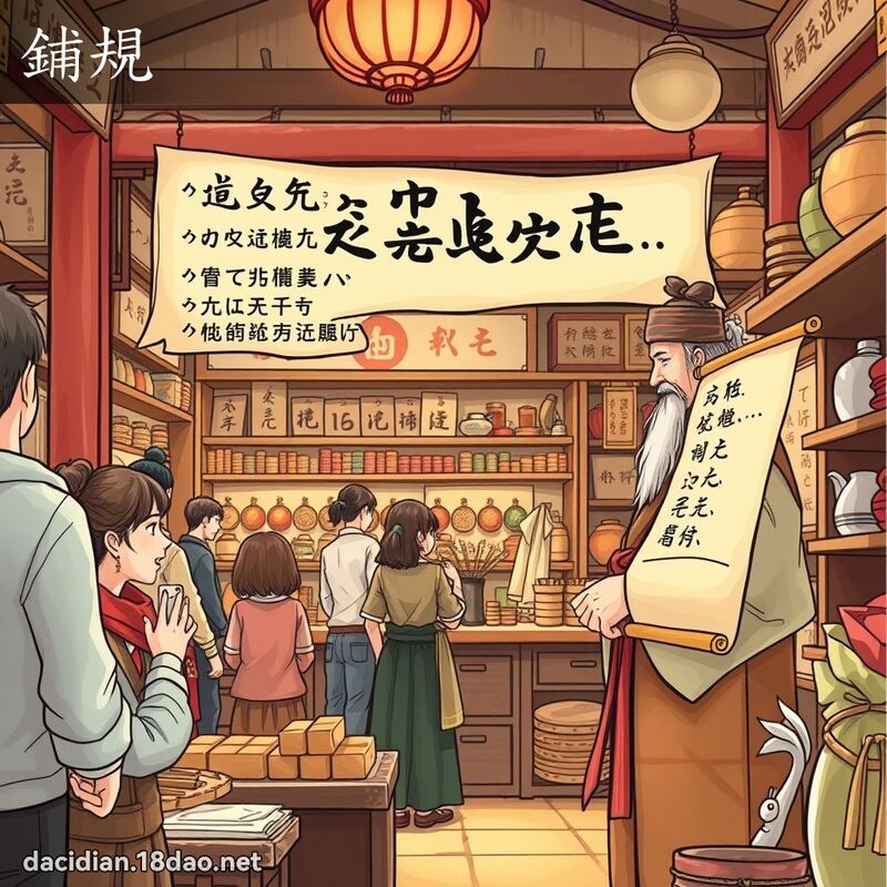 铺规 - 国语大辞典配图