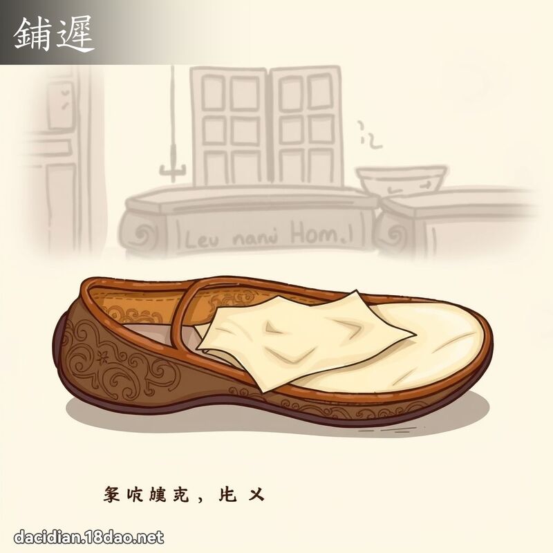 鋪遲 - 國語大辭典配圖