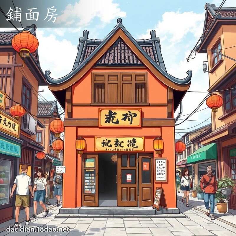 鋪面房 - 國語大辭典配圖