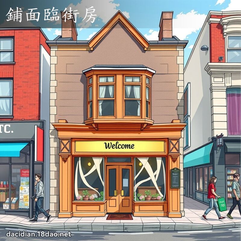 铺面临街房 - 国语大辞典配图